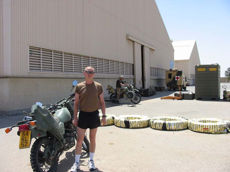 Me with a Brit Dual Sport Dirt Bike